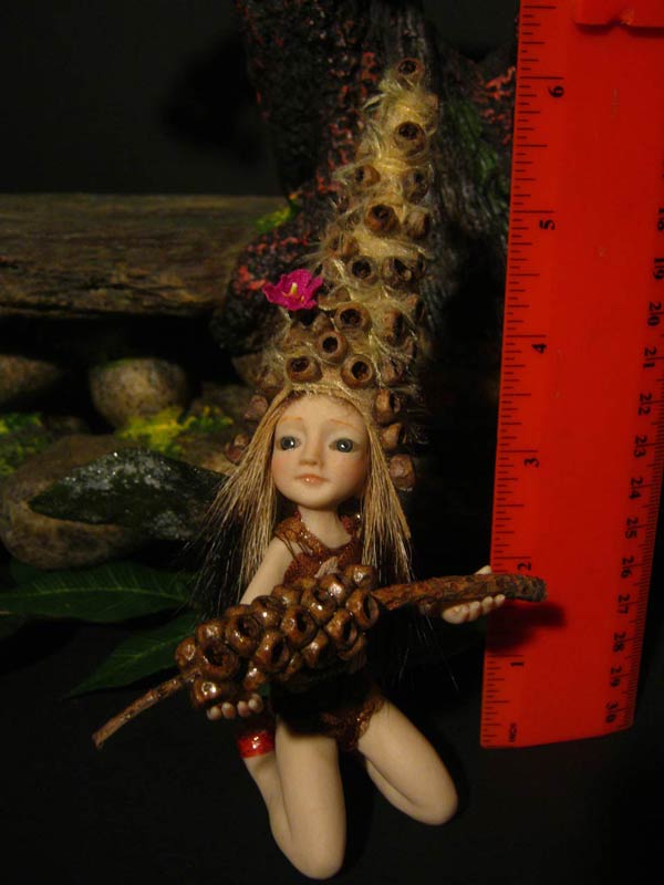 Ooak Pixie Ranien and magic Seeds